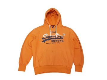 SUPERDRY bluza męska z kapturem kangurka klasyczne logo XXL