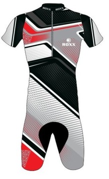Roxx Race Gel Cycling Skinsuit | GREY- Rozmiar XXL