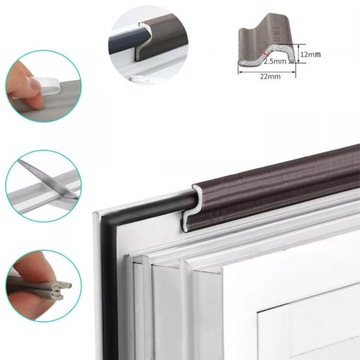 ПРОТИВОСКНЕМОВЫЙ, ПРОТИВОВЕТРОВОЙ УПЛОТНИТЕЛЬ ДЛЯ УПЛОТНЕНИЯ ОКОН