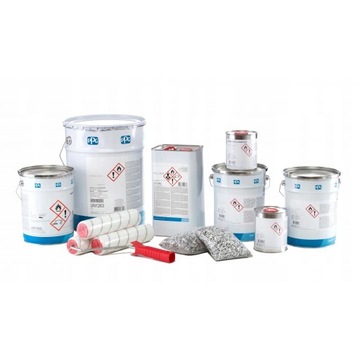 Farba epoksydowa na posadzki ZESTAW 60m2 RAL 7001