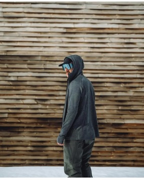 Лыжная толстовка POC Merino на молнии с капюшоном, размер M