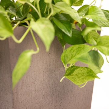 ЦВЕТОЧНЫЙ ГОРШОК ДЛЯ ТЕРРАСЫ БАЛКОН САДА ECO 33см СО ВСТАВКОЙ-РЕЗЕРВОМ, МОРОЗОСТОЙКИЙ