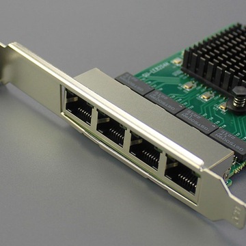 4-портовая сетевая карта Gigabit PCIe Ethernet, порт LAN RJ45 10/100/1000 Мбит/с