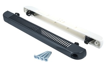 Nawiewnik okienny manualny F Vent 1250 klips biały / antracyt