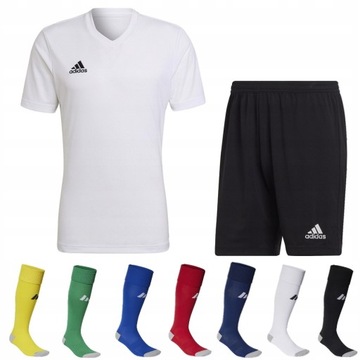 ADIDAS STRÓJ Piłkarski Koszulka Spodenki Getry r.S