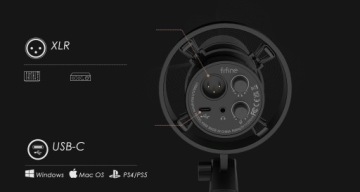 FIFINE T688 MIKROFON USB XLR DYNAMICZNY ZE STATYWEM RAMIENIEM K688 ZESTAW