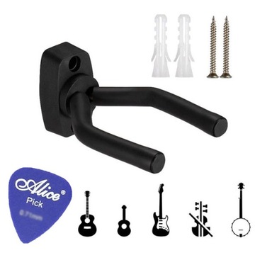 ŚCIENNY UCHWYT DO GITARY HAK WIESZAK PODKOWA H10E