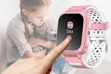 Умные часы для детей навсегда GPS Kids Find Me 2 KW-210 розовые