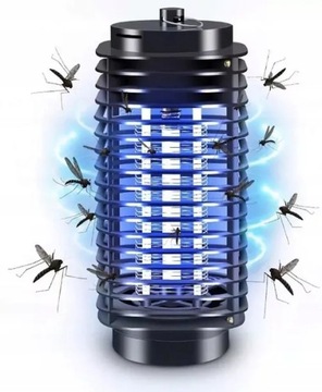 LAMPA PUŁAPKA NA KOMARY OWADOBÓJCZA ŚWIATŁO UV