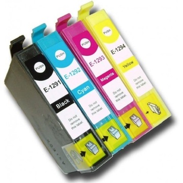 Tusz T1291 T1292 T1293 T1294 do Epson zamiennik 4x