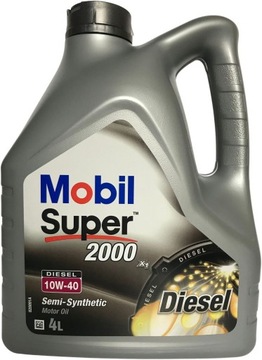 OLEJ MOBIL SUPER 2000 X1 10W40 4L DIESEL