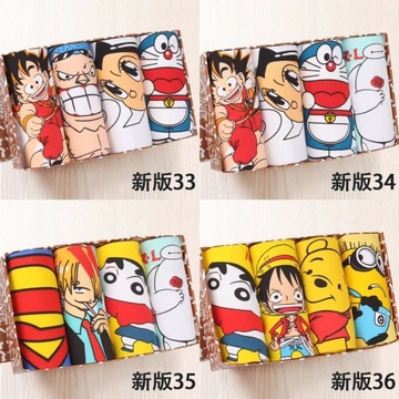 4 мужских труса-боксера Dragon ball Goku, хлопок