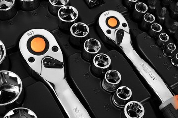 НАБОР ТОРЦЕВЫХ КЛЮЧЕЙ NEO 1/2 дюйма 3/8 дюйма 1/4 дюйма 219 шт. CRV ПЛОСКИЕ ТОРЦОВЫЕ КЛЮЧИ TORX