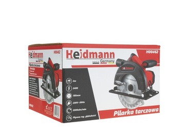 ЦИРКУЛЯРНАЯ ПИЛА РУЧНАЯ ПИЛА ДЛЯ ДЕРЕВА 185 мм 2400 Вт ДИСК