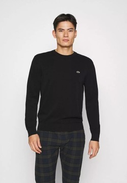 Lacoste Sweter męski C-neck czarny FR 4 M