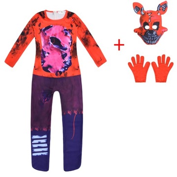 2024 Экипировка Five Nights at Freddy's Foxy Костюм 110-160см