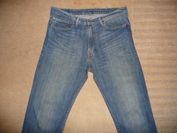 Spodnie dżinsy LEVIS 751 W36/L32=47,5/107cm jeansy