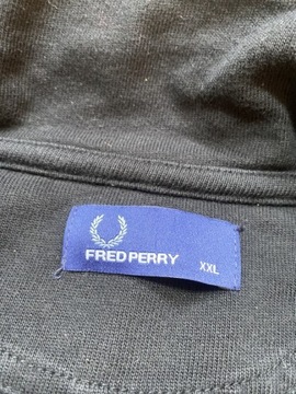 FRED PERRY/ ORYGINALNA CZARNA SPORTOWA BLUZA /XXL