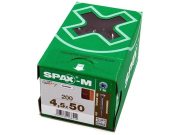 Wkręty do drewna SPAX-M 4.5 x 50 Główka Stożkowa T