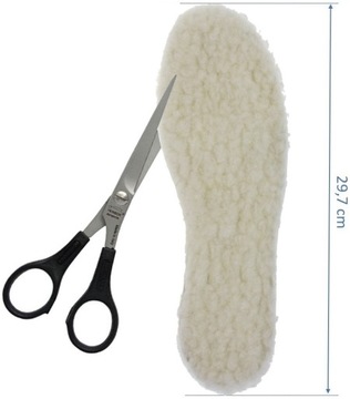 WKŁADKI DO BUTÓW ZIMOWE FILCOWE WEŁNA OWCZA r. 45