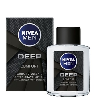 NIVEA MEN DEEP COMFORT Woda po goleniu antybakteryjna dla mężczyzny 100ml