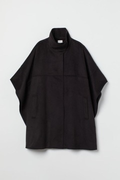 КУРТКА H&M ЧЕРНАЯ НАКИДКА-ПОНЧО M/L НОВИНКА
