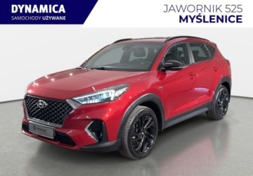 Hyundai Tucson III SUV Facelifting 1.6 T-GDi 177KM 2020 Hyundai Tucson VAT 23 N-line 1.6T-GDI 177KM DCT 2020 r., salon PL, I wlasc, zdjęcie 3