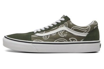 Buty unisex trampki niskie VANS OLD SKOOL tenisówki zielone modne r. 42