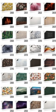 Крышка для магнитных панелей магнитов радиатора Lamele 3D 80x60 эффект