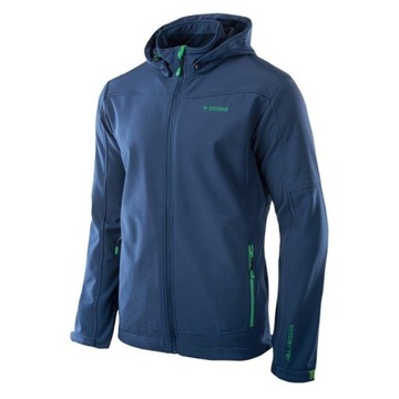 BRUGI 4NDR KURTKA MĘSKA SOFTSHELL WIATRÓWKA Z KAPTUREM PRZECIWDESZCZOWA XXL