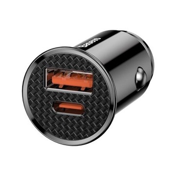 ŁADOWARKA SAMOCHODOWA BASEUS USB + USB-C PD QC 4.0