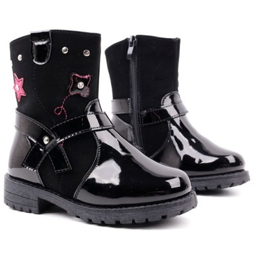 ŚNIEGOWCE DZIEWCZĘCE BOTKI SUWAKI OCIEPLANE ZIMOWE