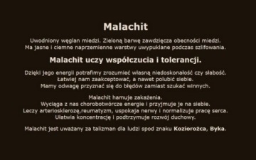 BRANSOLET натуральные камни MALACHIT [B751].