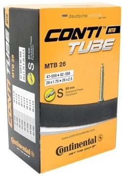 Dętka Continental MTB 26 z wentylem Presta 60mm