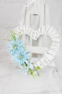 Плетеное украшение в форме сердца, украшение для дома СИНИЙ