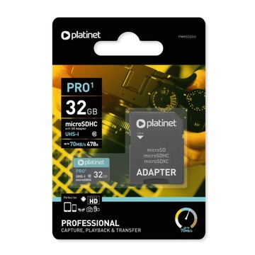 Karta pamięci microSDHC Platinet PMMSD32UI 32 GB