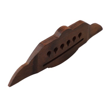 Деревянный гитарный мостик в форме ласточки.