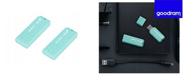 Флэш-накопитель GOODRAM 2x128 ГБ UME3 CARE USB3.2 Gen1, комплект из двух штук