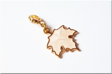 MODUŁOWA ZAWIESZKA CHARMS LISTEK LIŚĆ KLONU 029