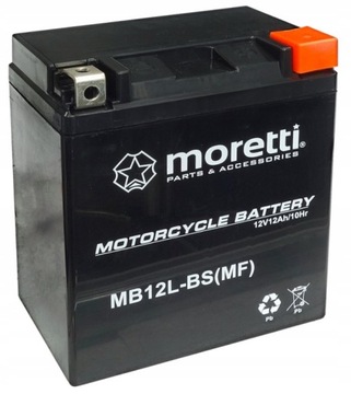 Akumulator Moretti MB12L YB12AL-A2 12V/12Ah 145A