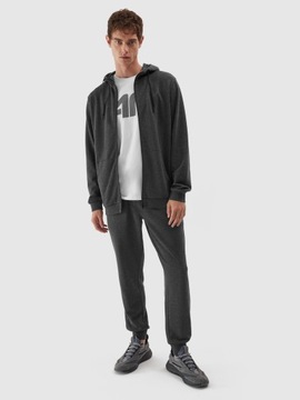 4F МУЖСКАЯ ТОЛСТОВКА С КАПЮШОНОМ, НА МОЛНИИ