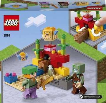 LEGO MINECRAFT КОРАЛЛОВЫЙ РИФ