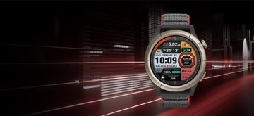 Smartwatch Amazfit Cheetah Pro Run Track Black Titanium Alloy Bezel