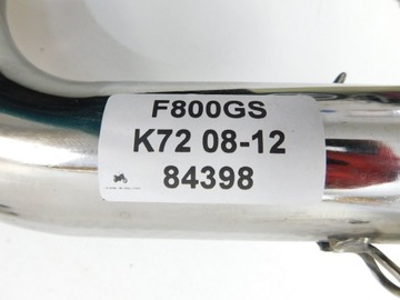 BMW F800GS K72 08-12 KOLEKTOR WYDECHOWY