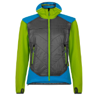 HYBRYDOWA KURTKA POLARTEC Milo Deve blue aster/titanium grey/lime green XXL