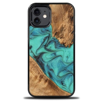 Pouzdro Bewood Unique pro iPhone 12 12 Pro tyrkysové