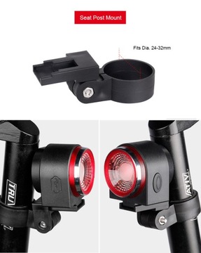 ВЕЛОСИПЕДНАЯ ЛАМПА СИГНАЛИЗАЦИЯ JET A8 ДИСТАНЦИОННОЕ УПРАВЛЕНИЕ ФУНКЦИЯ СТОП