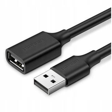 UGREEN MOCNY KABEL PRZEDŁUŻACZ USB A 2.0 DO USB A PRZEWÓD PRZEDŁUŻKA 1M