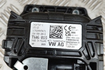 TAŠKA BEZPEČNOSTI NA DESKA    ROZDĚLOVAČE VOLKSWAGEN T-ROC A11 2GA880204E 2