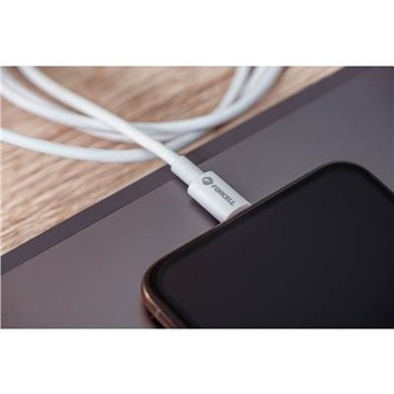 Forcell USB-C Кабель для USB Тип C QC4.0 3A/20 В PD 60 Вт C338 1M Белый 100 см.